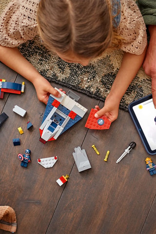 Captain America vs. Thanos Avengers Marvel LEGO® - 107 pièces - Dès 4 ans 
 