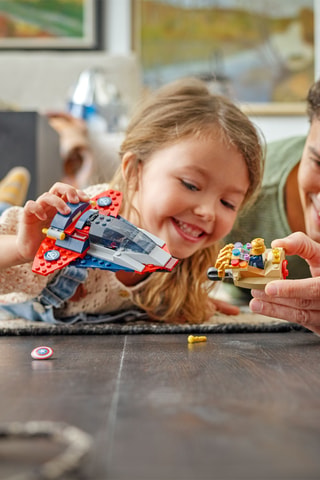 Captain America vs. Thanos Avengers Marvel LEGO® - 107 pièces - Dès 4 ans 
 
