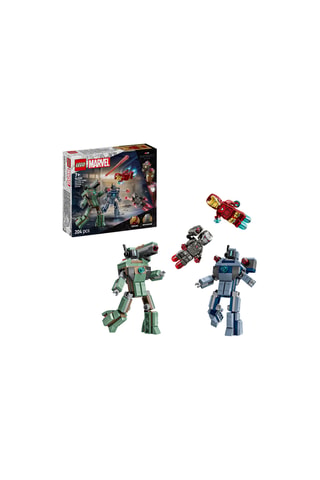 Iron Man & War Machine vs Hammer Drones  Avengers Marvel LEGO® - 204 pièces - Dès 7 ans