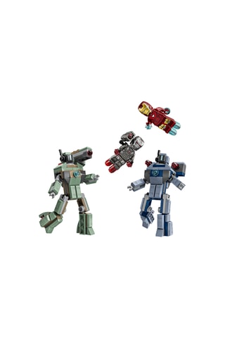 Iron Man & War Machine vs Hammer Drones  Avengers Marvel LEGO® - 204 pièces - Dès 7 ans