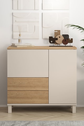 Buffet 2 portes - 82,4 x 87,2 x 35 cm