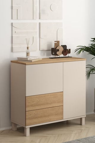 Buffet 2 portes - 82,4 x 87,2 x 35 cm