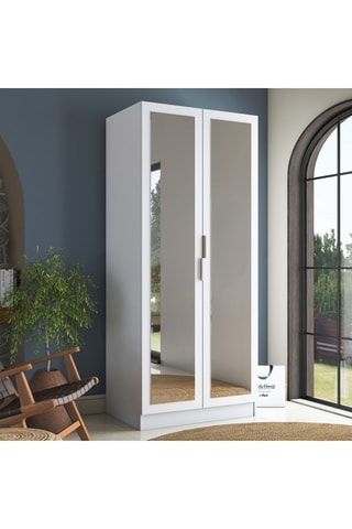 Armoire 2 portes - 90 x 210 x 58 cm