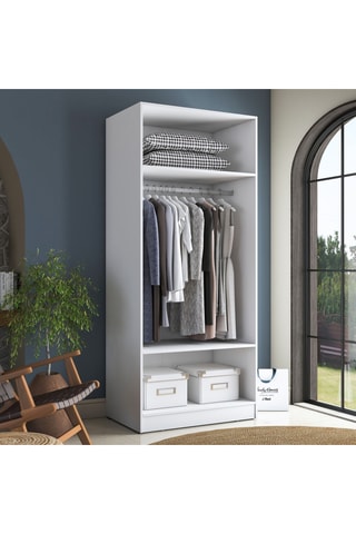 Armoire 2 portes - 90 x 210 x 58 cm