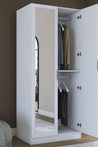 Armoire 2 étagères - 210 x 90 x 57,5 cm