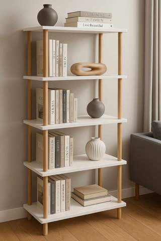 Étagère 3 niveaux - 136 x 60 x 25 cm