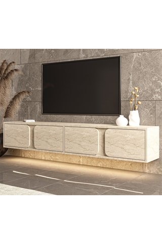 Meuble TV 4 abattants - 180 x 30 x 30 cm