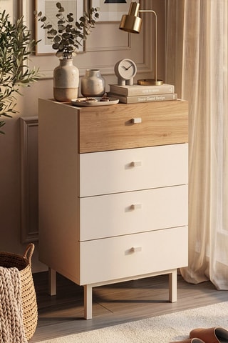 Commode 4 tiroirs - 80 x 48 x 37 cm
