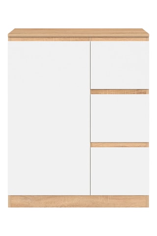 Mueble de cuarto de baño con puerta abatible - 65 x 80 x 33 cm