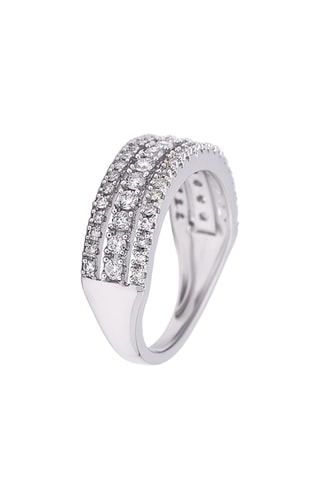 Anillo - Oro blanco y diamantes