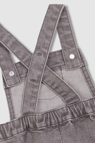 Salopette-short sans manches - Gris