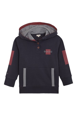 Sweat à capuche - Bleu foncé