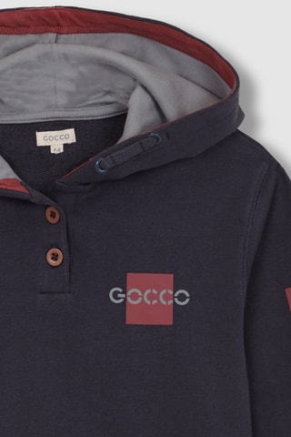 Sweat à capuche - Bleu foncé
