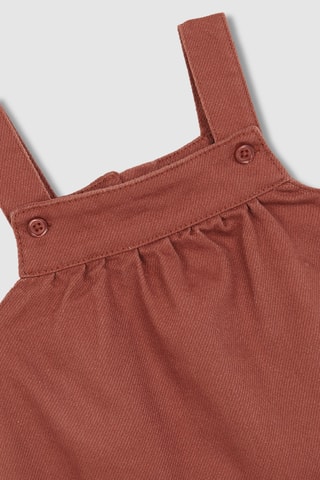 Salopette sans manches - Rouge