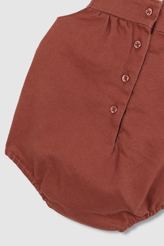 Salopette sans manches - Rouge