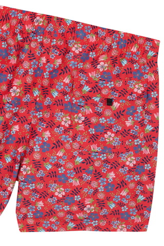 Short de bain - Rouge