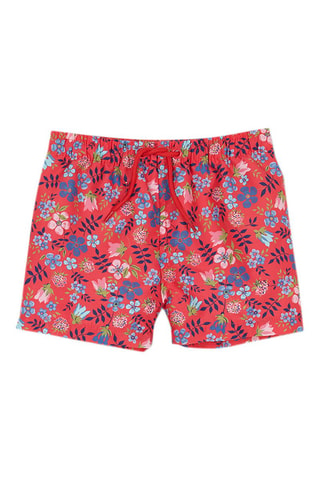 Short de bain - Rouge