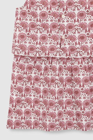 Robe trompe-l’œil - Violet