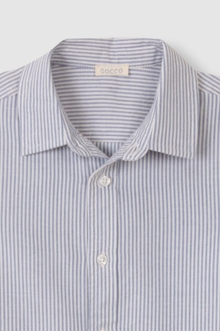 Chemise - Blanc et bleu