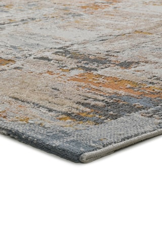 Tapis Springs Bleu et écru