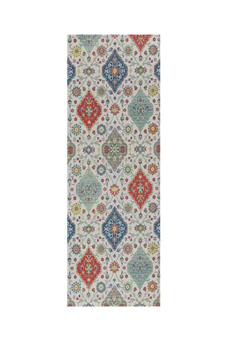 Tapis Bosforo - Bleu et rouge
