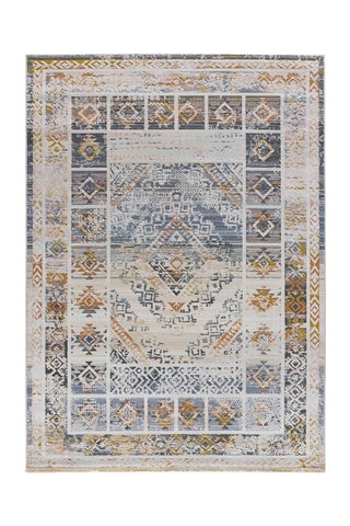 Tapis Kilis - 
Beige et bleu