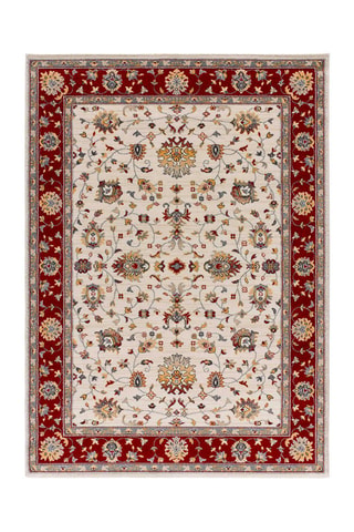 Tapis Classic 
Crème et rouge