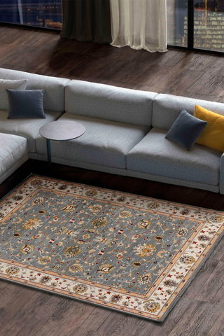 Tapis Classic 
Gris et rouge