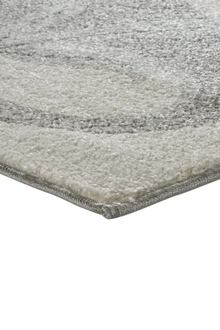 Tapis Beats - Blanc, gris et marron