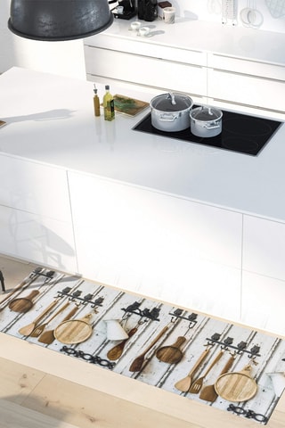 Tapis ulai Bereber Rombo - Blanc