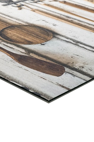 Tapis ulai Bereber Rombo - Blanc
