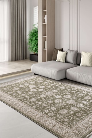 Tapis Ona - Beige et vert