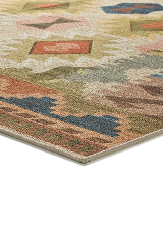 Tapis Serak - Jaune et bleu