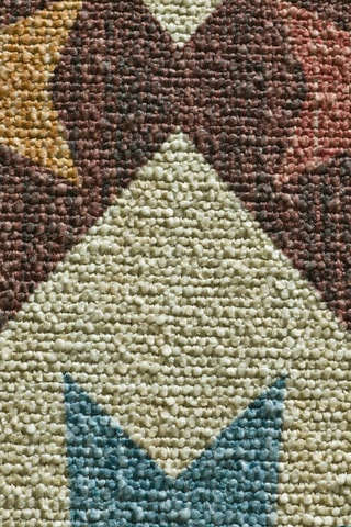 Tapis Serak - Orange et bleu