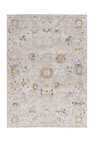 Tapis Bertha - Ecru et jaune