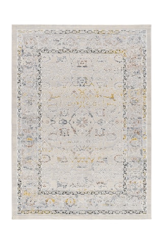 Tapis Bertha - Ecru et jaune