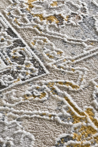 Tapis Bertha - Ecru et jaune