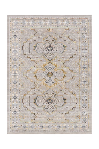 Tapis Bertha - Ecru et jaune