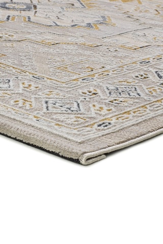 Tapis Bertha - Ecru et jaune