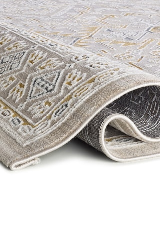 Tapis Bertha - Ecru et jaune