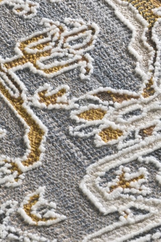 Tapis Bertha - Gris et bleu