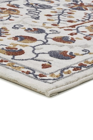 Tapis Luly - Ecru et bordeaux
