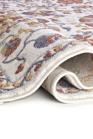 Tapis Luly - Ecru et bordeaux