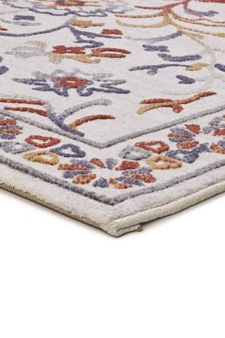 Tapis Luly - Ecru et bordeaux