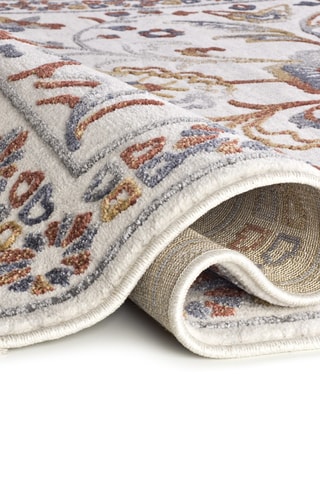 Tapis Luly - Ecru et bordeaux