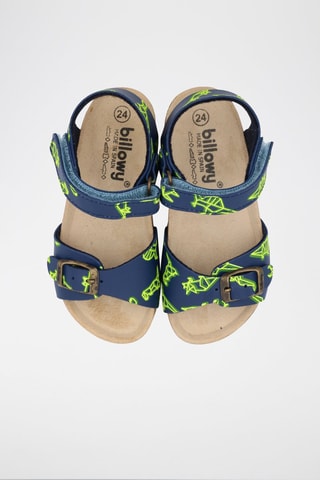 Sandales Rosso - Bleu et vert