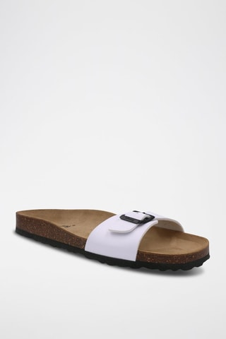 Mules Rosso - Blanc et noir