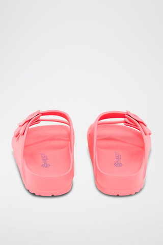 Mules - Saumon - Orange et rose