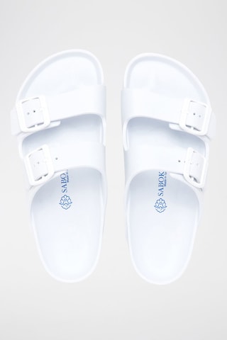 Mules - Blanc - Blanc