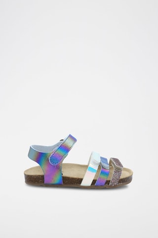 Sandales tie and dye Rosso - Blanc, rose, bleu et vert